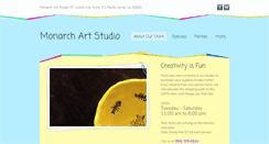 Desktop Screenshot of ceramicspaintingstudio.com